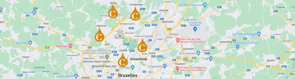 Coco Vide maison Communes au Nord de Bruxelles